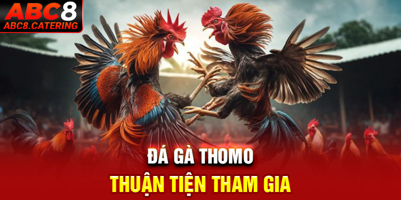 Đá gà Thomo thuận tiện tham gia 